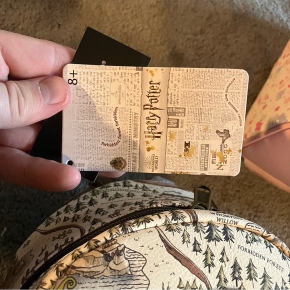 LOUNGEFLY MINI BACKPACK NEW W TAGS LOT (2) HARRY POTTER HELLO KITTY BLOSSOM - Picture 2 of 6